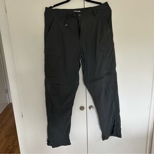 REI gray hiking pants size 34W